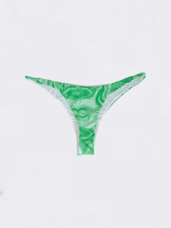 Green With Lunaecrips Bikini Bottoms
